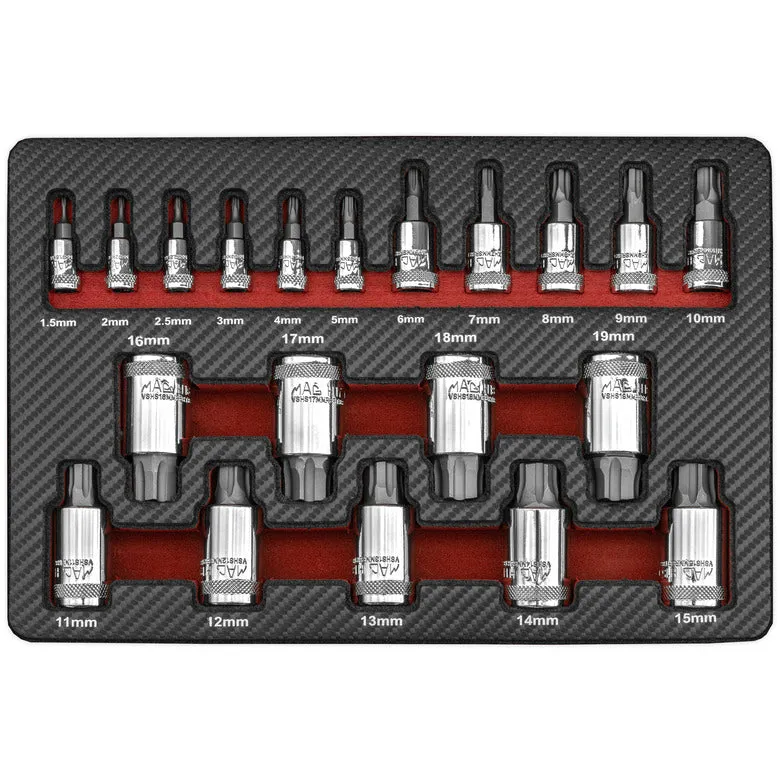 20-PC. Metric Master R.B.R.T. Hex Driver Set - SMXVMH20RBRT | Mac Tools