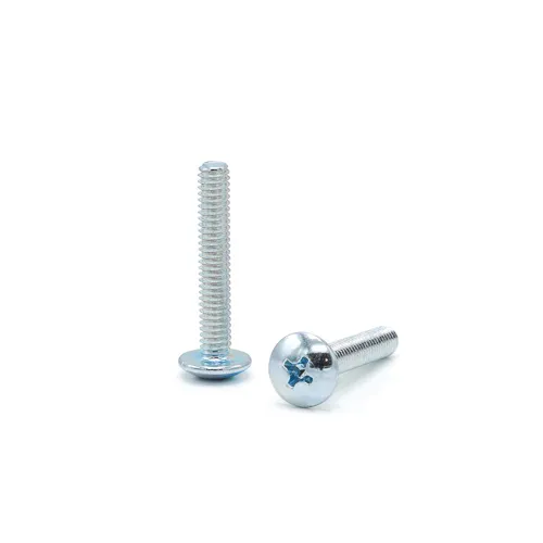 #8-32 Zinc Plated Phillips Truss Head Machine Screws