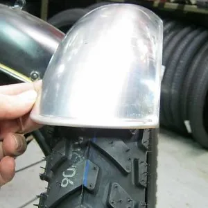 aluminium fender 103mm x 830mm Enduro