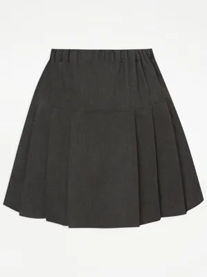 Black Pleated Girls School Skirt 2 Pack | School | George at ASDA