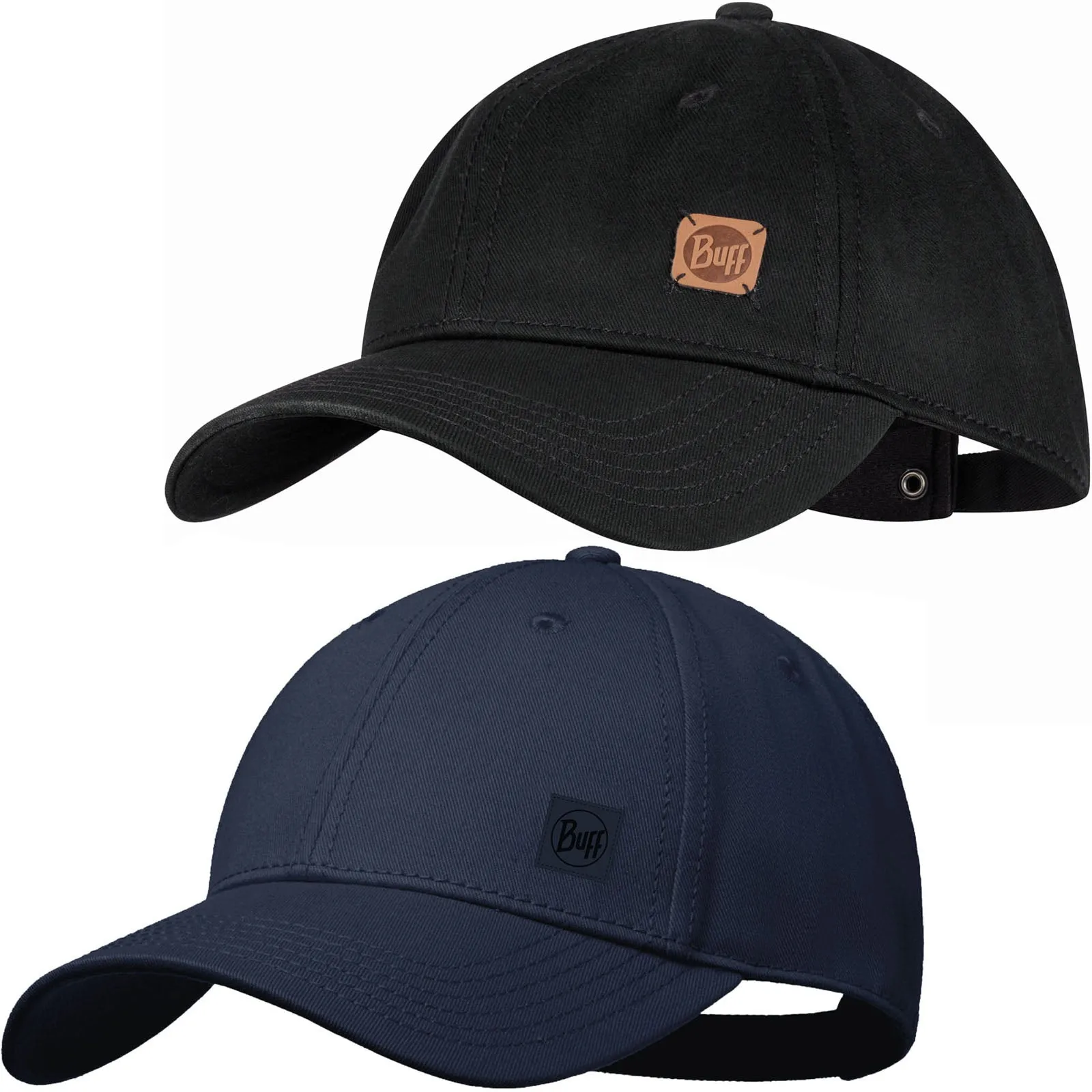 Buff Adults Solid UPF 50 6 Panel Running Baseball Cap Hat