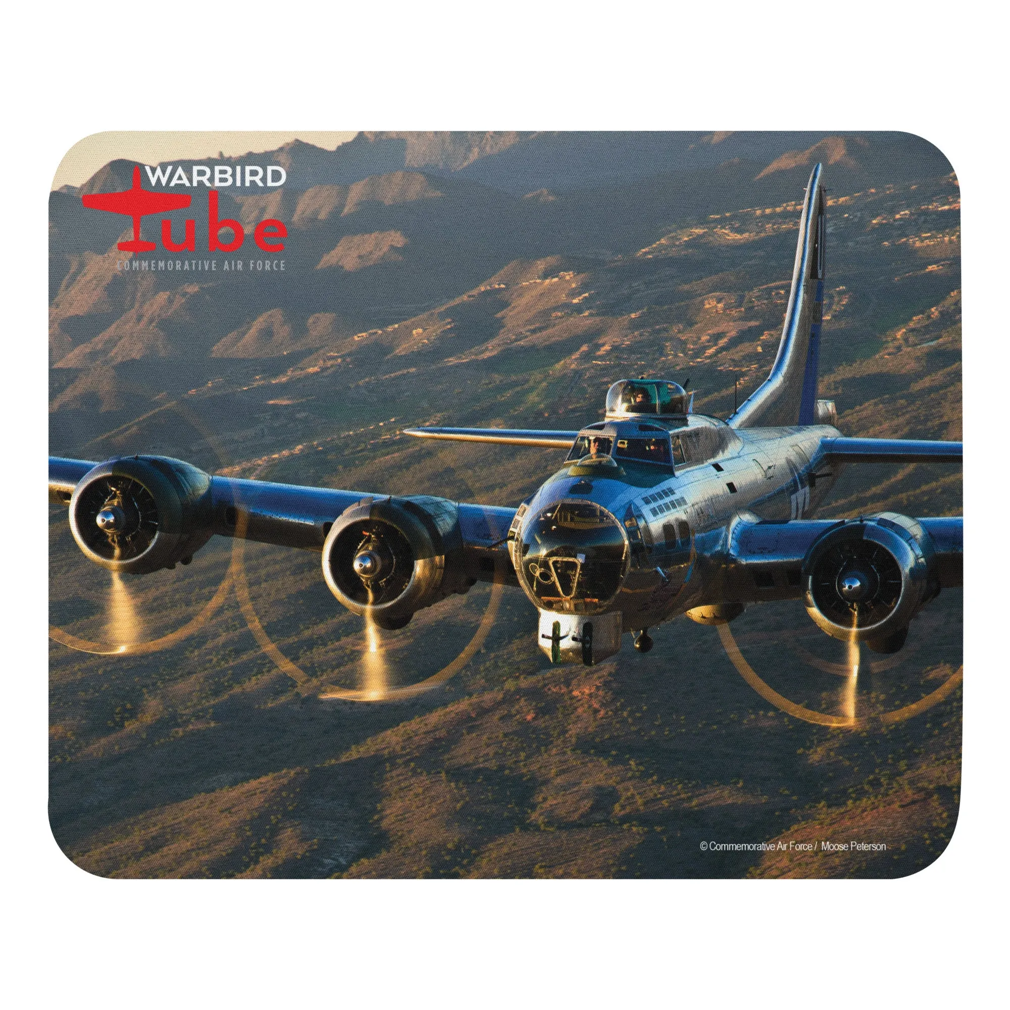 CAF Warbird Tube Mouse Pad - B-17 Sentimental Journey