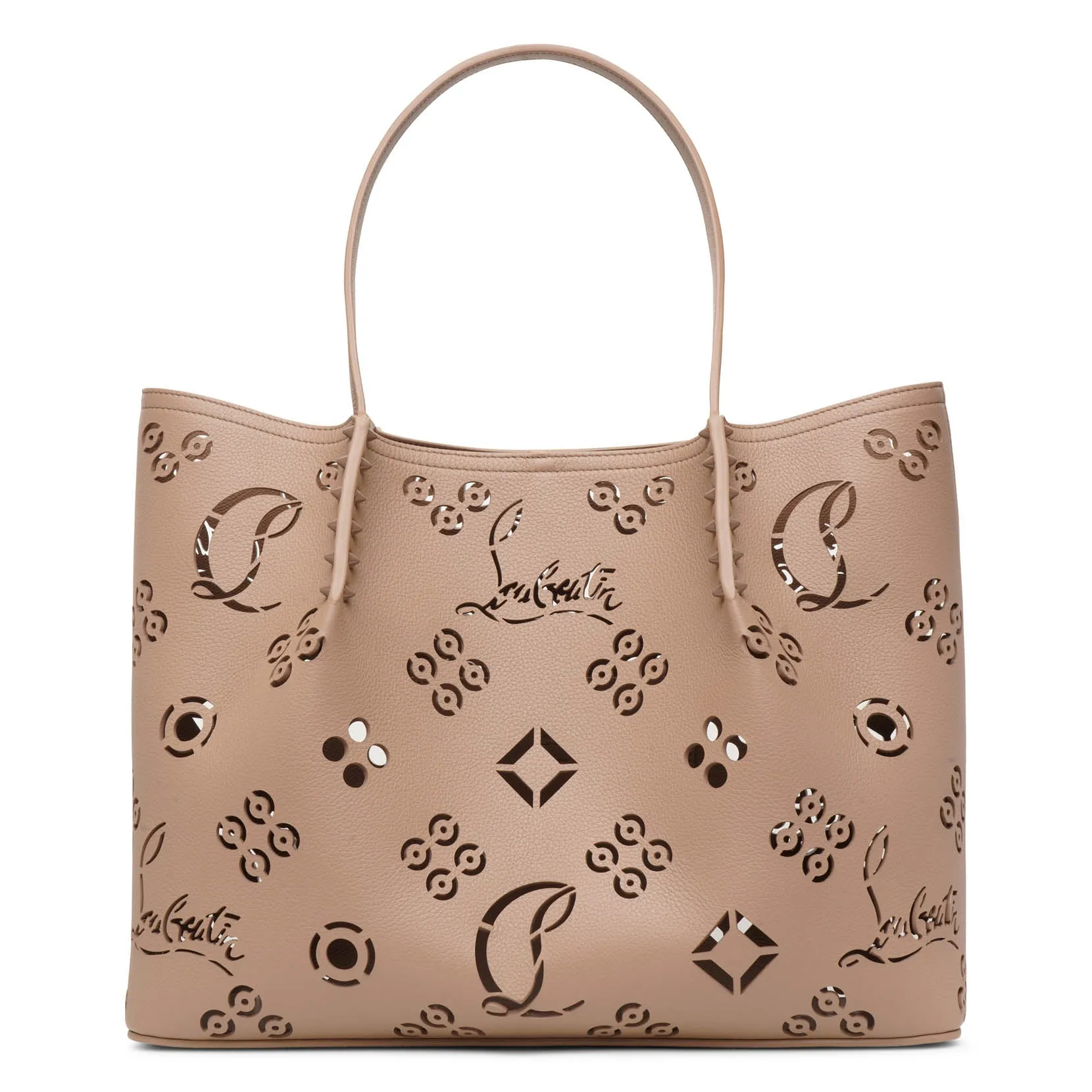 Christian Louboutin Cabarock large loubinthesky grey tote bag