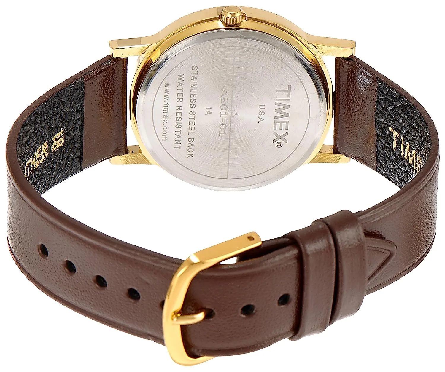Classics Analog Champagne Dial Brown Strap