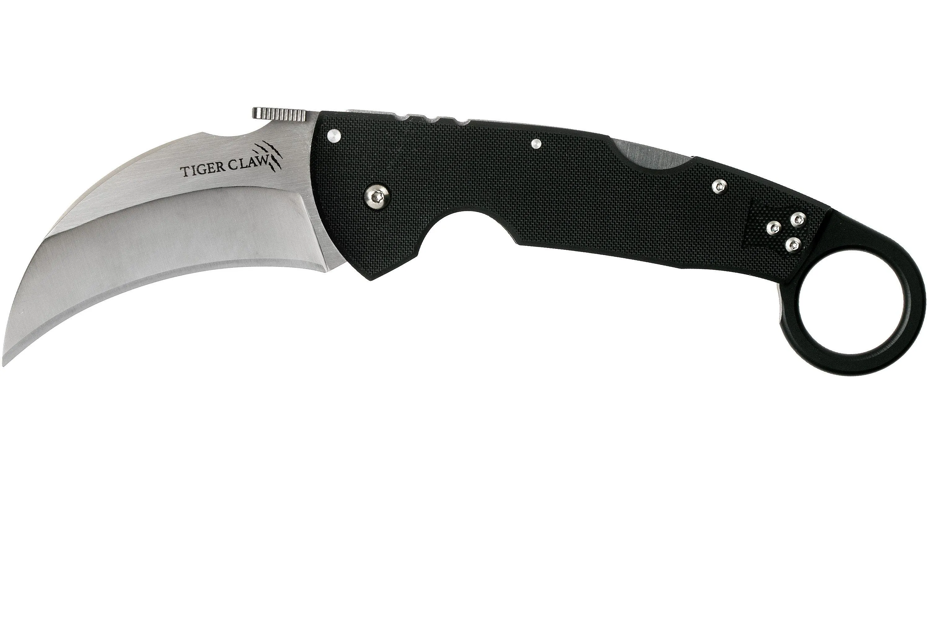 Cold Steel Tiger Claw plain edge 22C karambit pocket knife