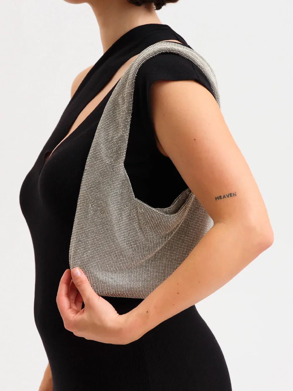 Crystal Mesh Armpit Bag