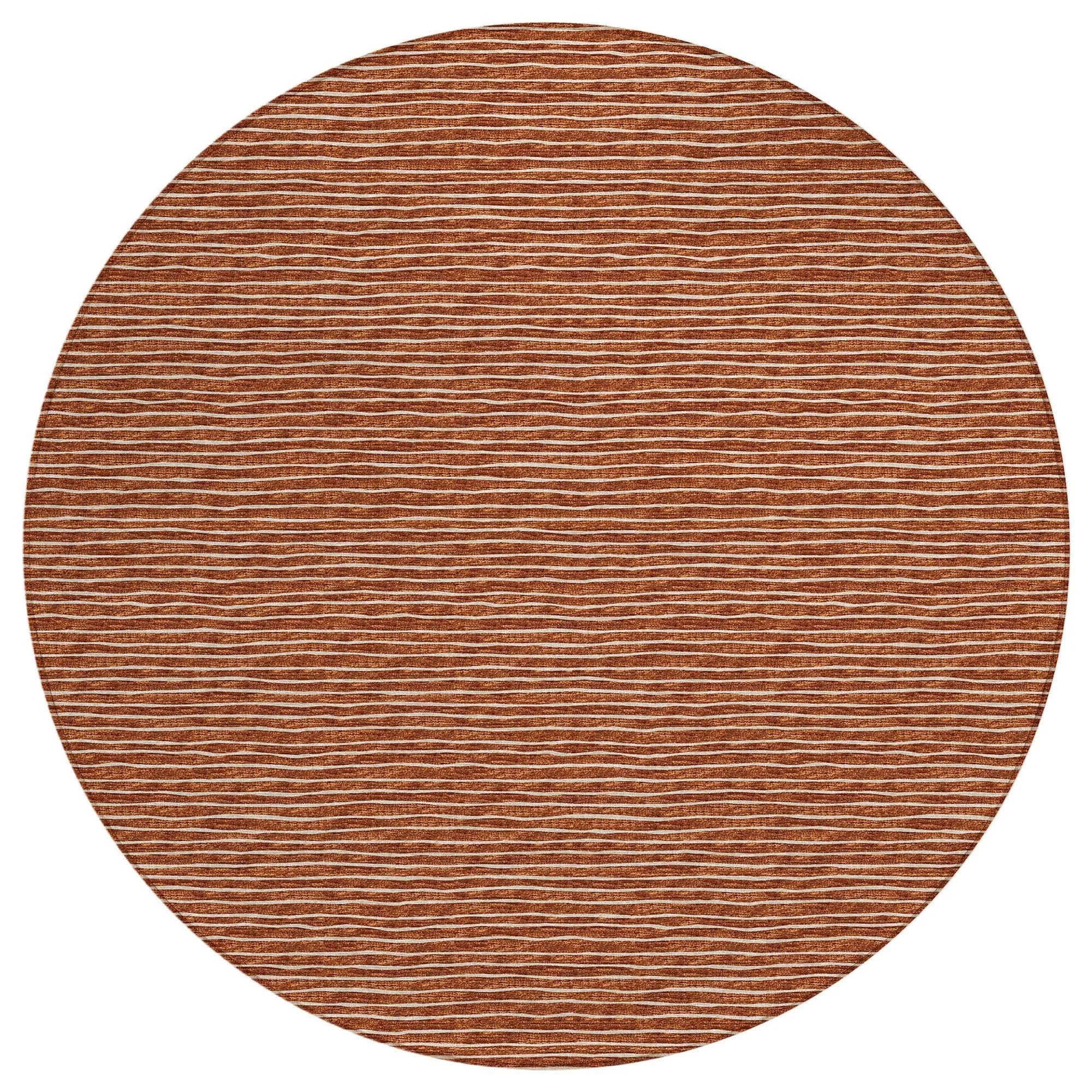 Dalyn Rug Company Laidley 4' Round Paprika Indoor/Outdoor Area Rug