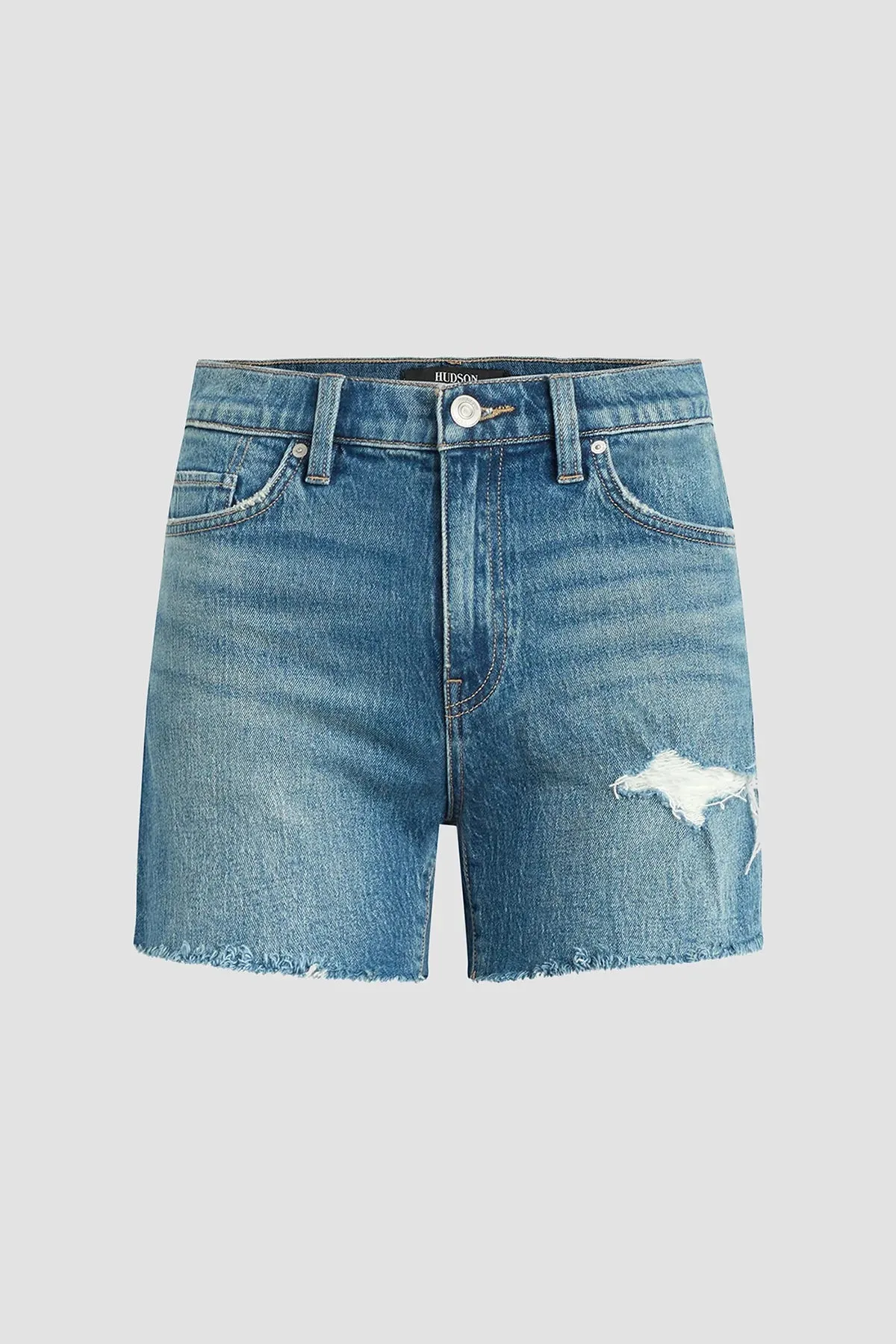 Devon High Rise Boyfriend Shorts - Surf City