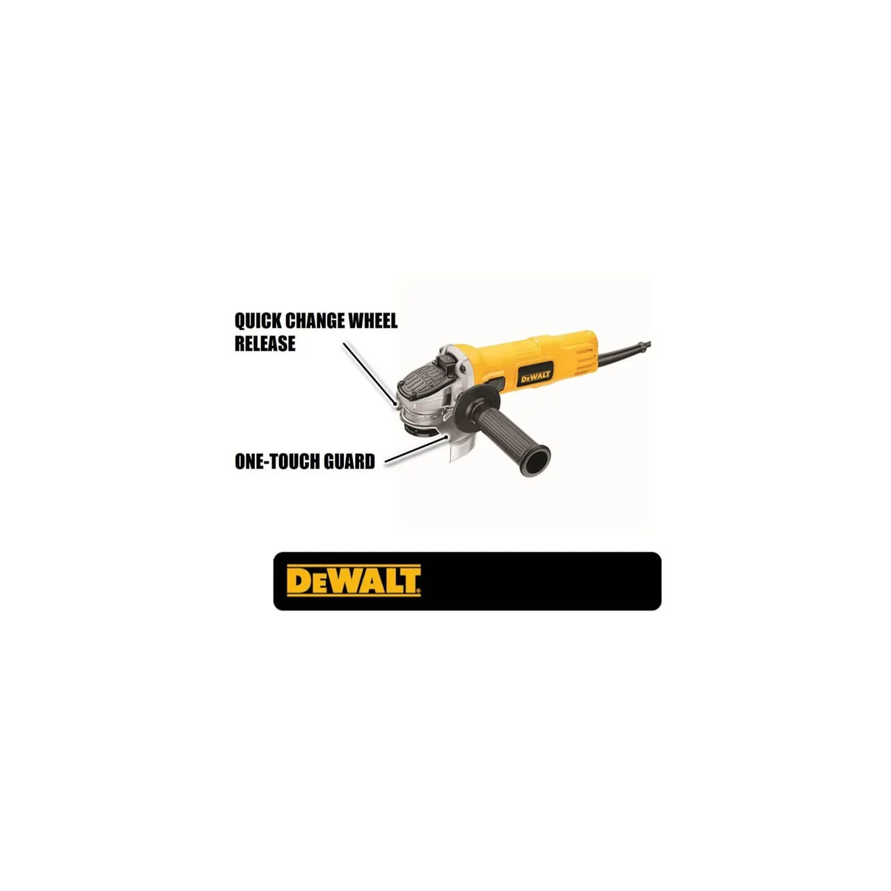 DEWALT DWE4011 - Grinder 4-1/2" 11,000Rpm 7.0Ac (Slim Sag)