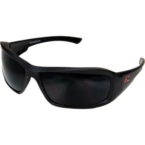 Edge Eyewear - Brazeau Polarized Smoke Lens & Black Frame Glasses