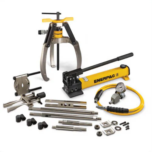 Enerpac® LGHMS310H Lock Grip Hydraulic Master Puller Set 3-Jaw, 10 ton, 10,150 psi Operating