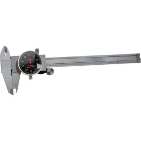 Grizzly G9280 - Stainless Steel Dial Caliper w/ Black Face 6"