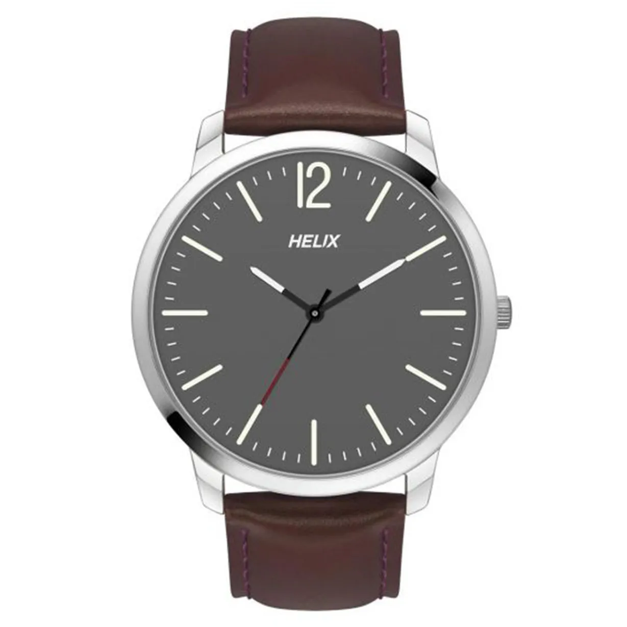 Helix Analog Men Grey Dial