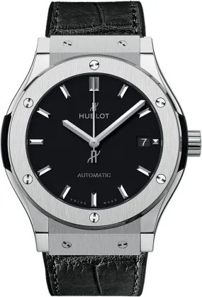 Hublot Classic Fusion Titanium Black Dial Men 45mm