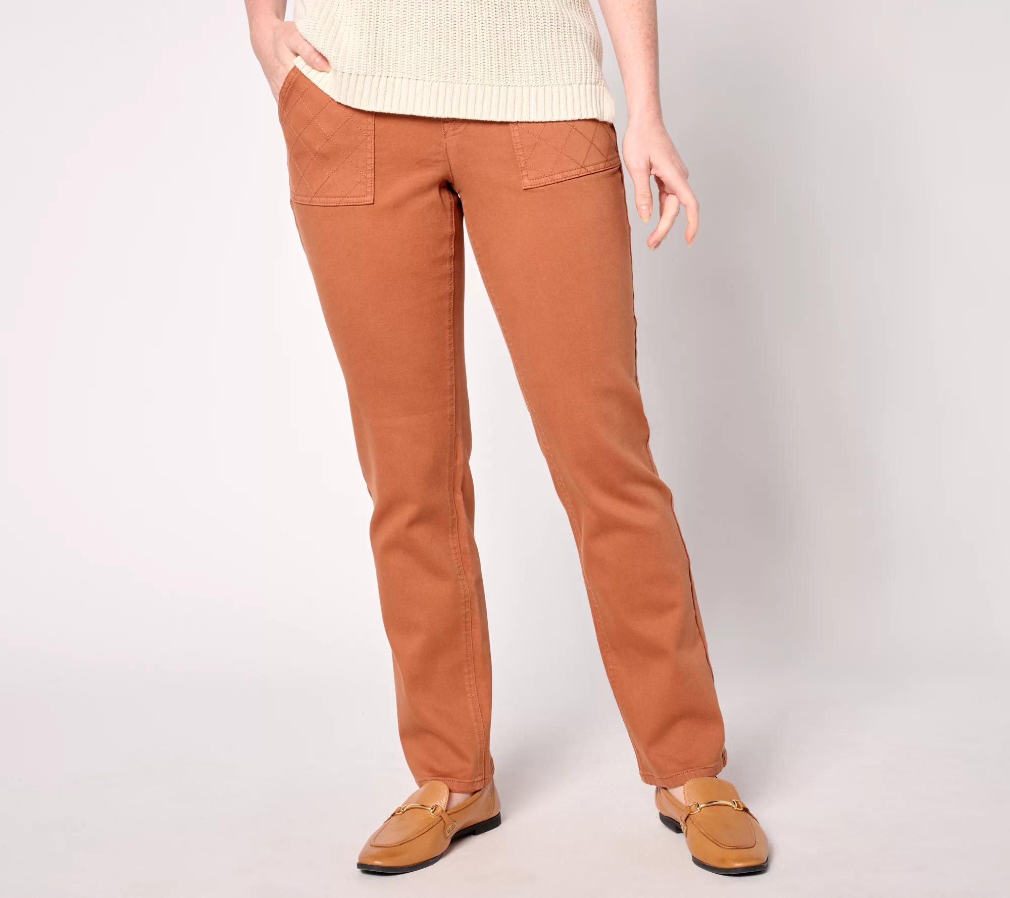 Isaac Mizrahi Live! Regular True Denim Color Straight Jeans