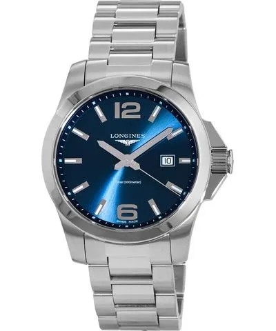 Longines Conquest Quartz Blue Dial Steel Men's Watch L3.760.4.96.6 L3.760.4.96.6