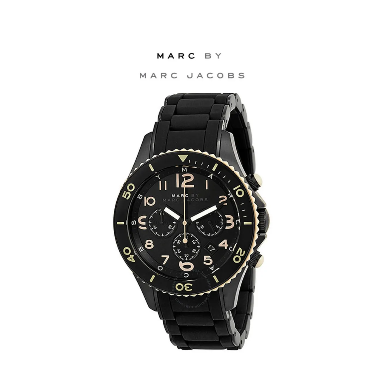 Marc Jacobs Men's Marc Black Dial Watch