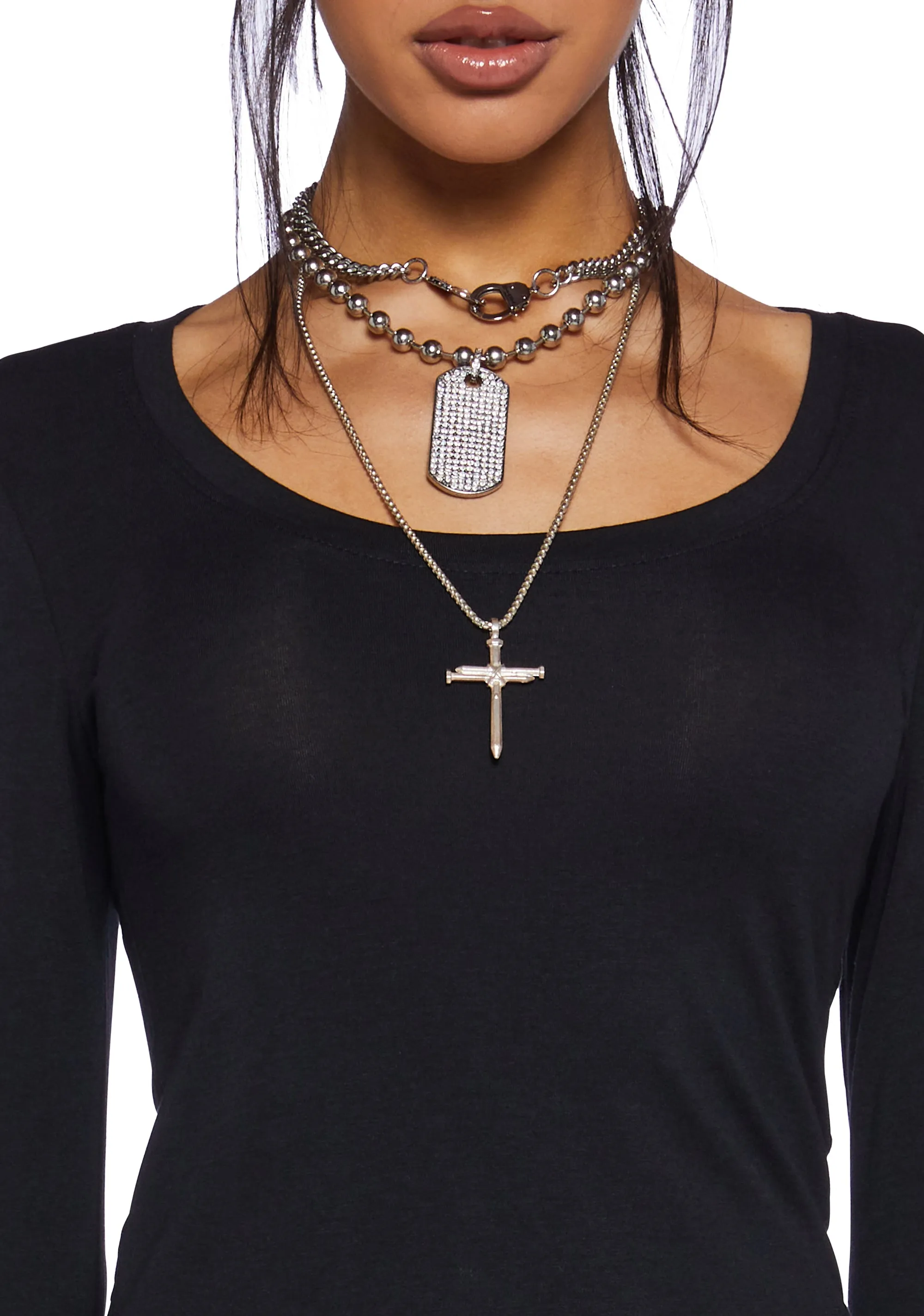 Mix Spiked Boot Straps Set-