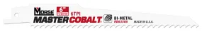 MK Morse RB63506T25 - Recip Saw Blade (BiMetal) "Master Cobalt Wood" 6" x 0.035" 6TPI 25/Pack