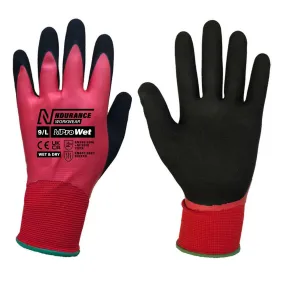 N-Durance WS1-ND-8 NPro Wet Wet & Dry Handling Gloves (Size 8 / M)