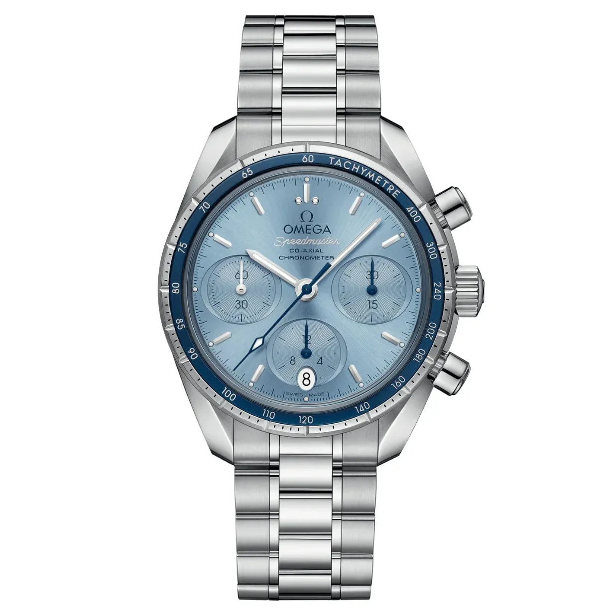 Omega Speedmaster 38 CoAxial Blue Dial Men 38MM