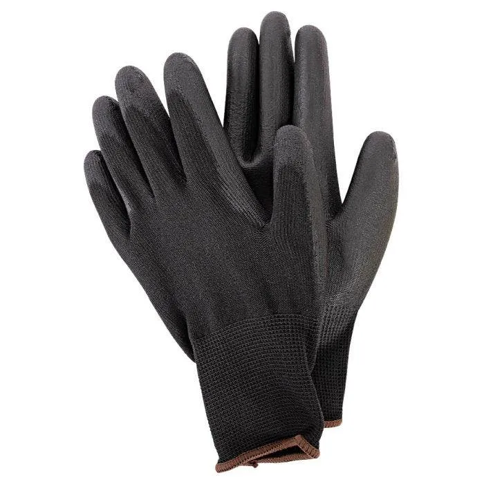 Polyester Gloves with Polyurethane Palm, Size Large, Box of 144 Pairs