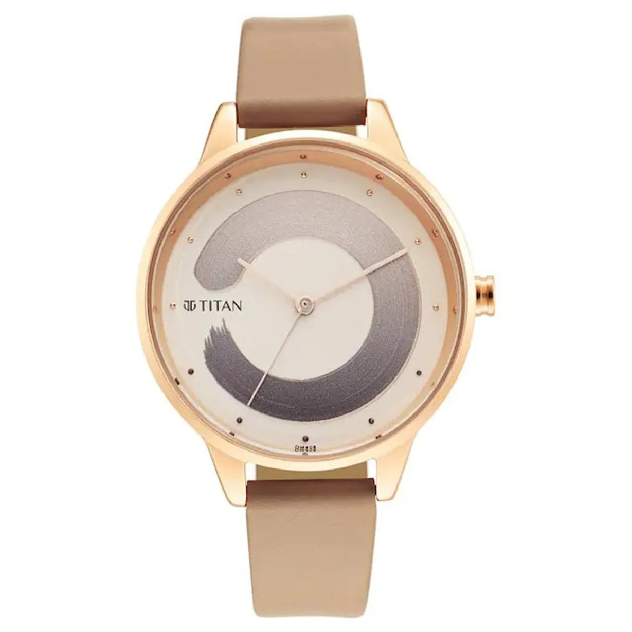 Purple Glam It Up Brown Dial & Leather Strap