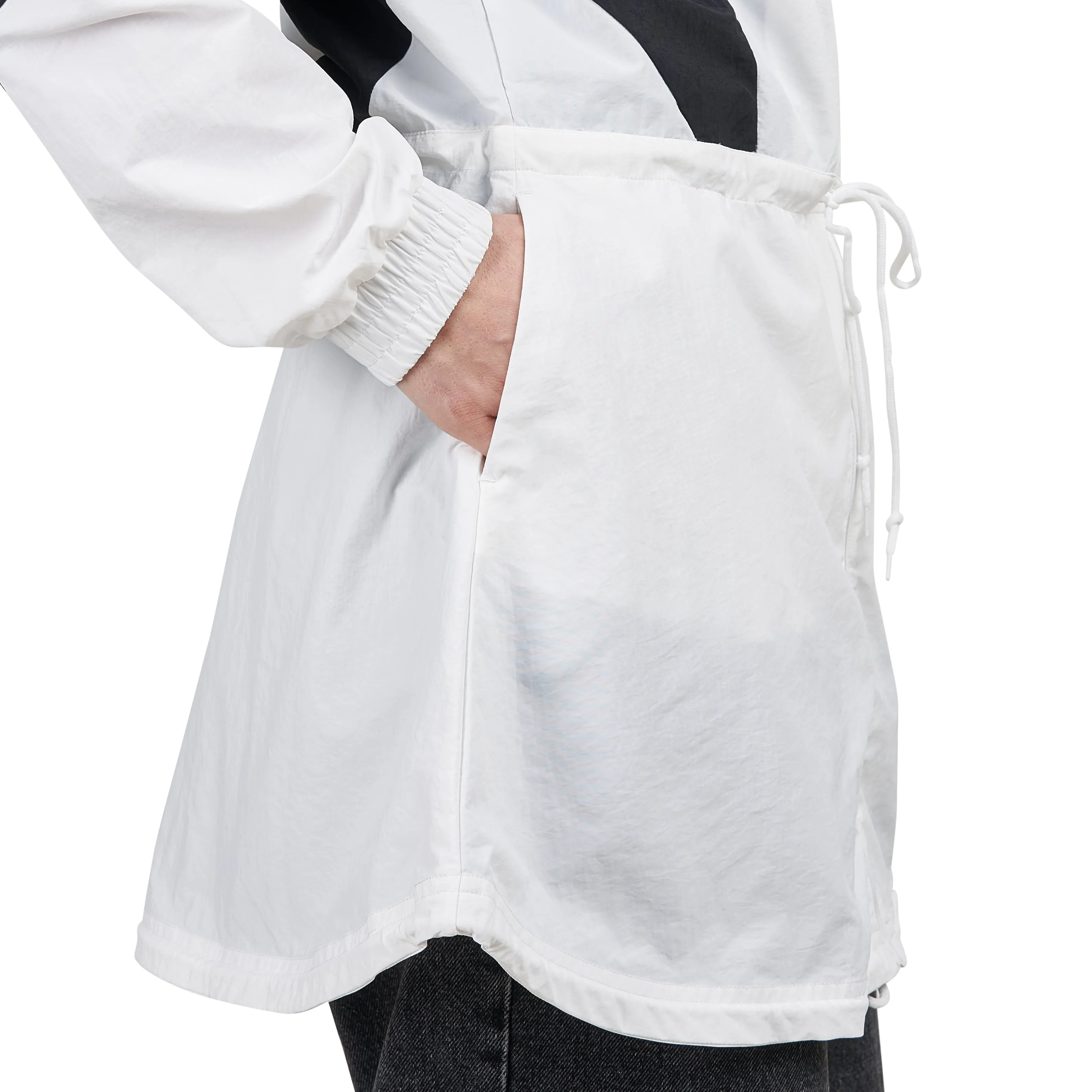 Reebok x Melody Ehsani Windbreaker Longline (White / Black)