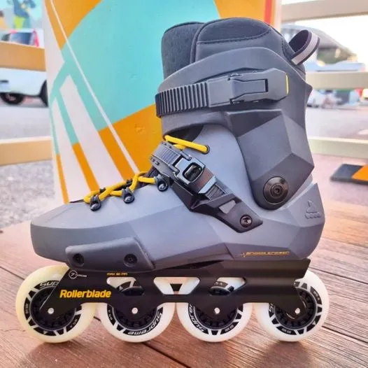 Rollerblade Twister Edge 80 Anthracite Yellow Inline Skates *Last Pairs*