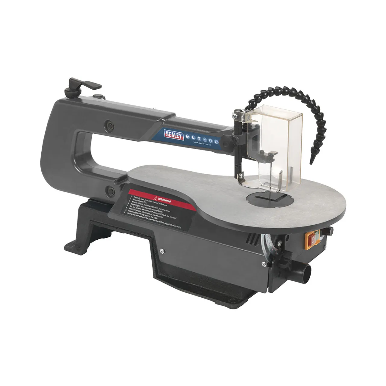 Sealey SM1302 Variable Speed Scroll Saw 406mm Throat 230V