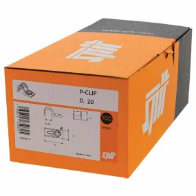 Spit 565082 Pulsa 20mm P-Clip, Grey (100 Pack)