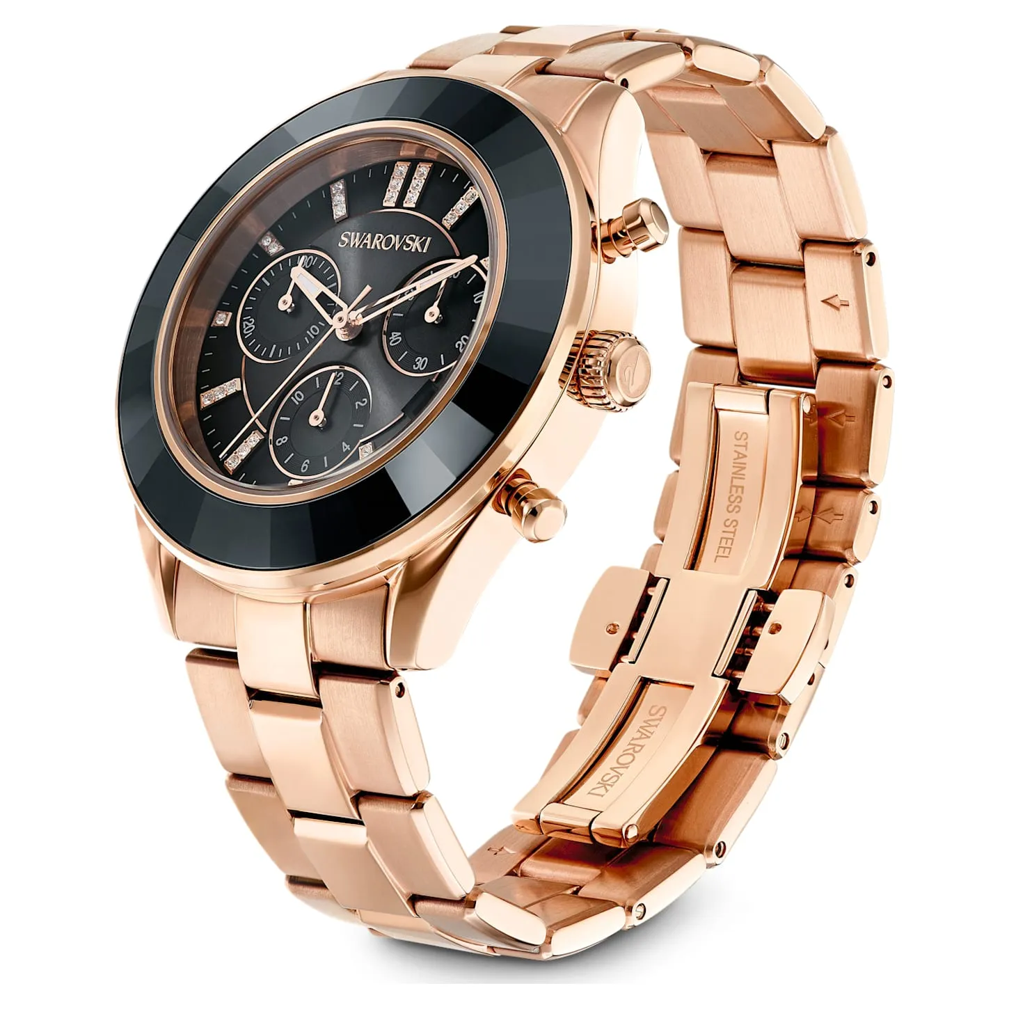 Swarovski Octea Lux Sport Black Dial Women 39mm