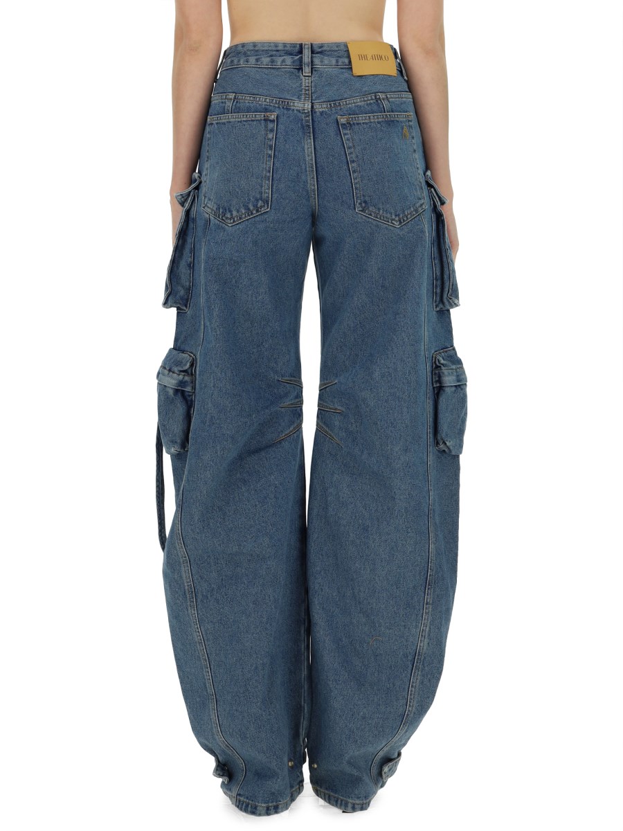 THE ATTICO      JEANS FERN IN DENIM DI COTONE 