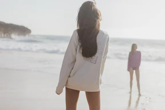 Vanilla Sand Sweatshirt Ocean Child Off White