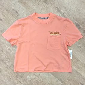 Volcom Pocket Dial Tee – Peach